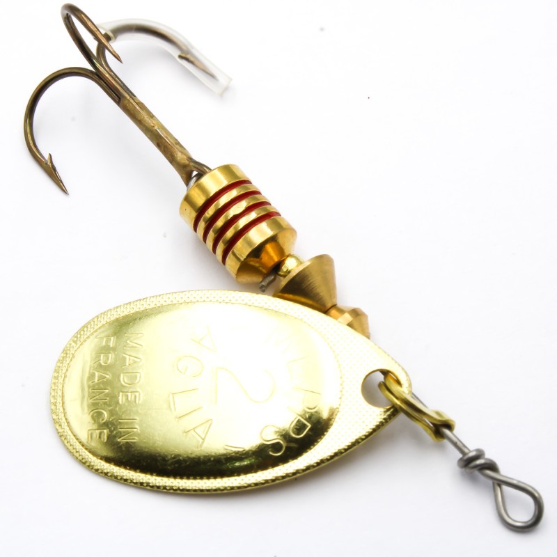 Mepps Aglia złota nr 2 – błystka klasyczna na okonia, pstrąga i klenia