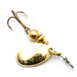 Mepps Aglia złota nr 0 – klasyczna błystka na okonia i pstrąga