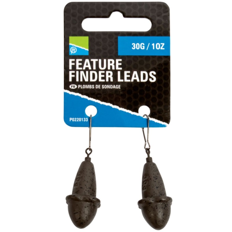 Ciężarki Preston Feature Finder Leads 30g – 2 sztuki do sondowania dna