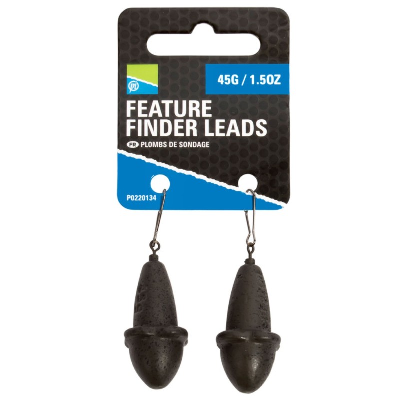 Ciężarki Preston Feature Finder Leads 45g – 2 sztuki do gruntowania łowiska