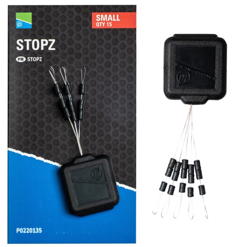 Stopery Preston Stopz Small – precyzyjne stopery na żyłkę