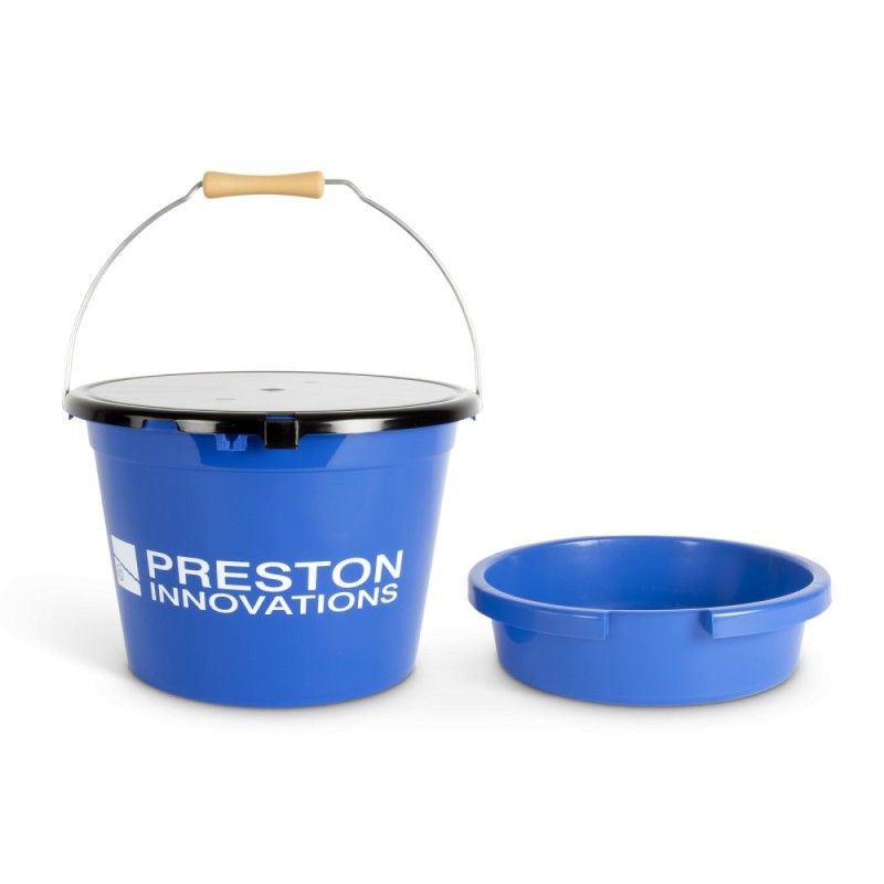 Wiadro z pokrywą Preston Bucket Set 13L – zestaw z miską i pokrywą