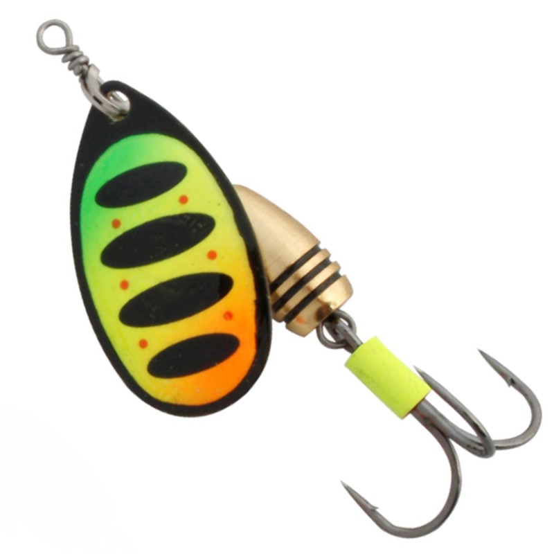 Błystka Savage Gear Rotex Spinner 5 14G Fire Tiger – mocna obrotówka na drapieżniki