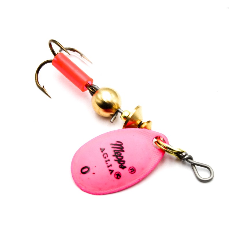 Mepps Aglia Fluo różowa nr 0 – błystka obrotowa 2,5 g