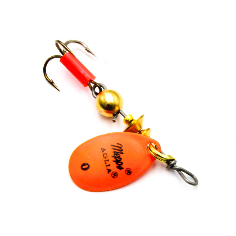 Mepps Aglia Fluo pomarańczowa nr 0 – błystka obrotowa 2,5 g