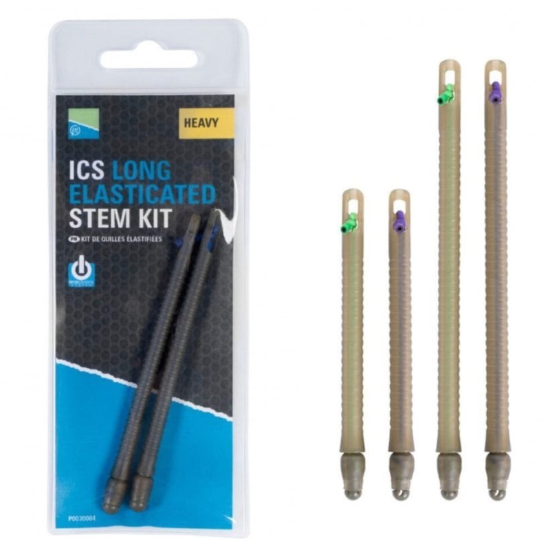 Trzonki Preston Elasticated Stem Kit Short 6 cm – krótkie trzonki do systemu ICS