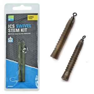 Trzonki Preston ICS Swivel Stem Kit Long 70 mm – stabilny zestaw feederowy z krętlikiem