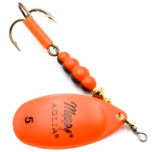 Mepps Aglia Fluo pomarańczowa nr 5 – błystka obrotowa 13 g