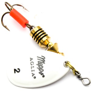 Mepps Aglia Fluo biała nr 2 – błystka obrotowa 4,5 g