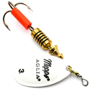 Mepps Aglia Fluo biała nr 3 – błystka obrotowa 6,5 g