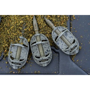 Koszyk Preston ICS In-Line Dura Flat Method Feeder M 45g – skuteczne podanie zanęty