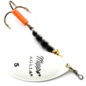 Mepps Aglia Fluo biała nr 5 – błystka obrotowa 13 g