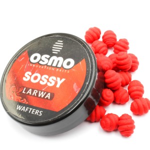 Osmo Sossy Mini Larwa Wafters – pikantna przynęta o zapachu kiełbasy