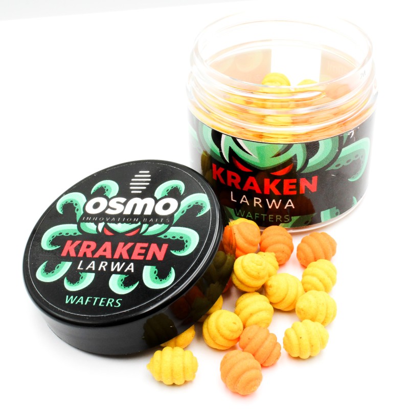 Osmo Kraken – owocowo-rybny wafters w kształcie larwy do method feedera