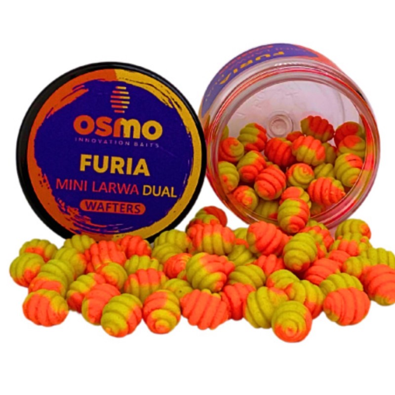 Przynęta Furia Osmo Mini Larwa Wafters – dwukolorowa przynęta do method feedera