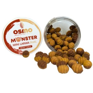Osmo Mini Larwa MONSTER Wafters | Naturalna przynęta feederowa w odcieniach brązu