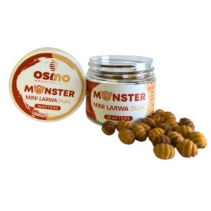 Osmo Mini Larwa MONSTER Wafters | Naturalna przynęta feederowa w odcieniach brązu