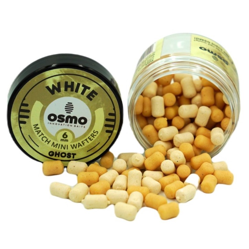 Osmo Mini Wafters White Ghost | Biała przynęta wafters do method feedera