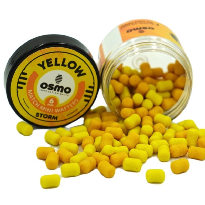 Przynęta Osmo Mini Wafters Yellow Storm | Jaskrawa przynęta method feeder