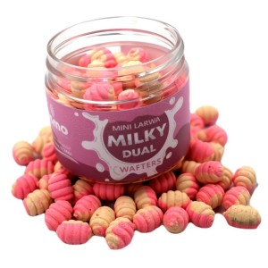 Osmo Mini Larwa Dual Milky | Dwukolorowa przynęta method feeder o aromacie karmelowo-waniliowym