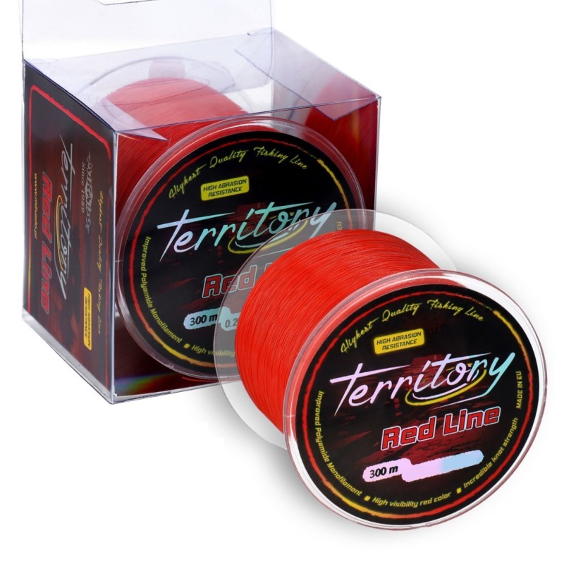 Żyłka karpiowa Mikado Territory Red 0,35mm 300m – widoczność i niezawodność