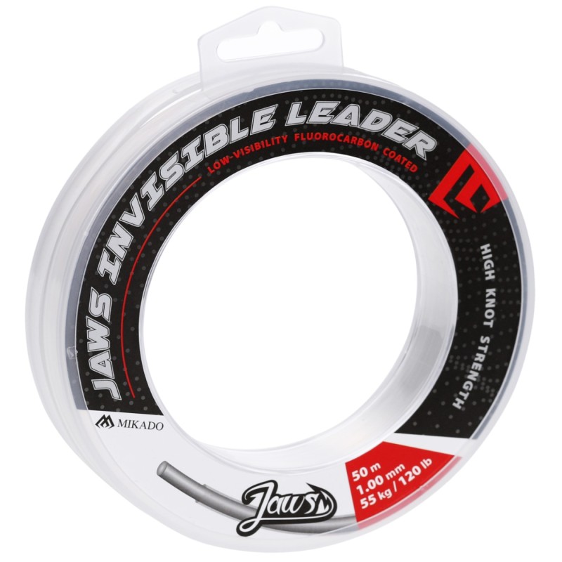 Materiał przyponowy Mikado JAWS Invisible Leader 1,00mm – niewidzialny i odporny