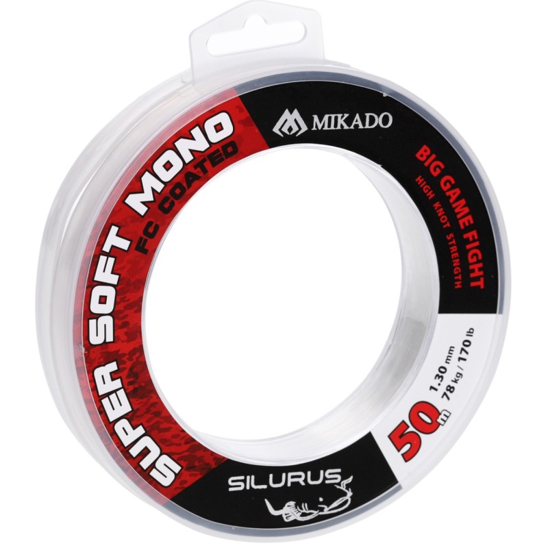 Materiał przyponowy Mikado Super Soft 1,30mm 50m – mocny i elastyczny przypon sumowy