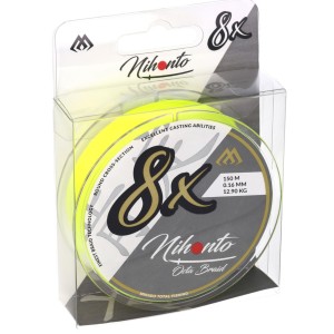 Mikado Plecionka Nihonto Octa 0,10 mm 150 m Fluo – plecionka 8-splotowa