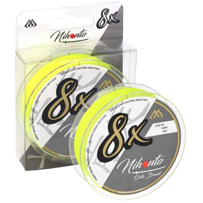Mikado Nihonto Octa Braid 0,16mm 150m Fluo – moc i precyzja