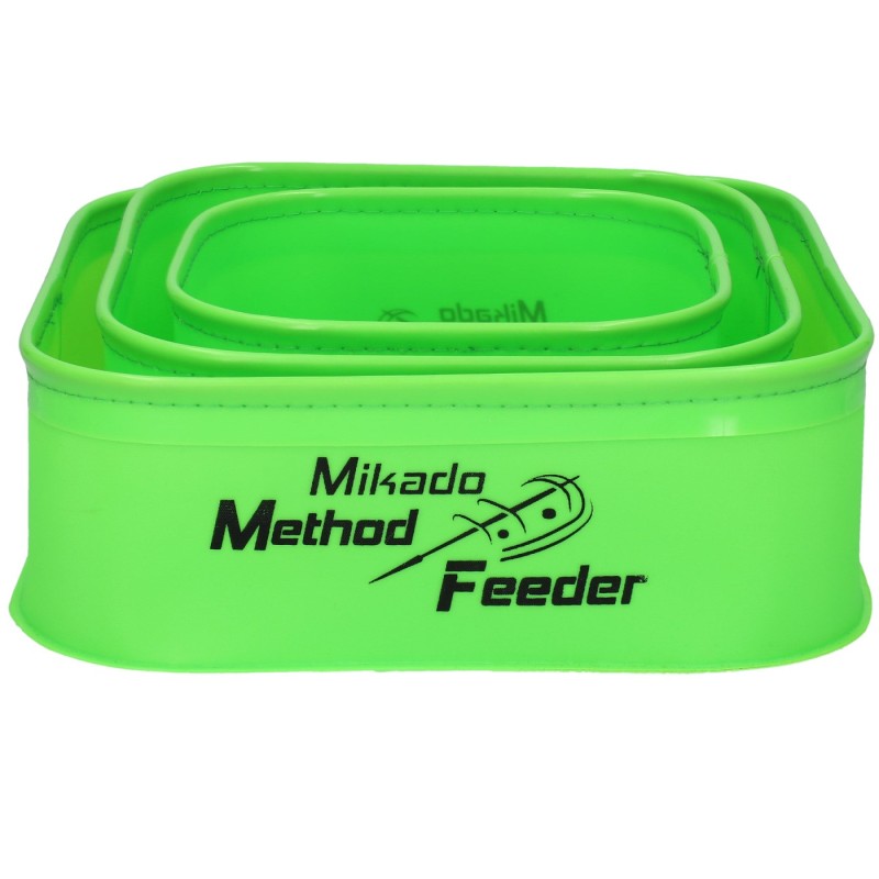 Zestaw pojemników EVA Mikado Method Feeder 007 – wodoodporne pojemniki feederowe