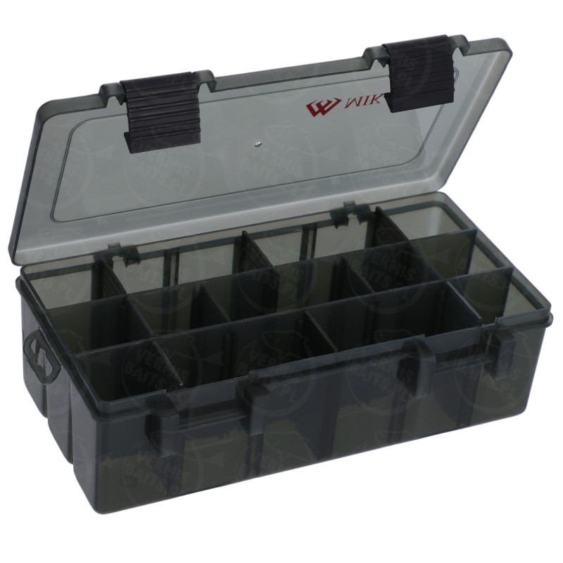 Głębokie pudełko na przynęty H496 Mikado – organizer z przegrodami