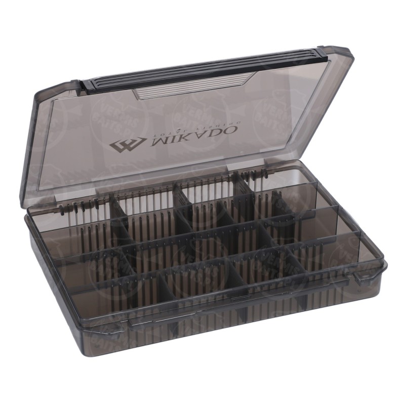 Mikado Pudełko na przynęty 24,5×19×4 cm – regulowane przegrody, trwała konstrukcja