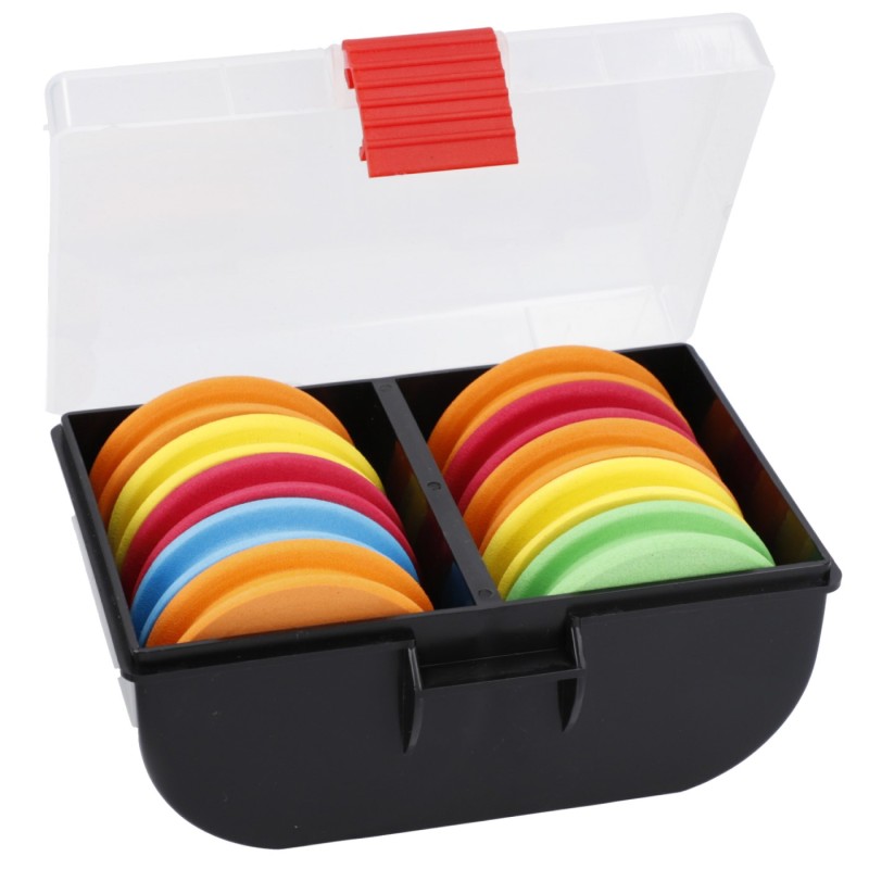 Pudełko na przypony Mikado 15,5x12 cm – organizer z krążkami