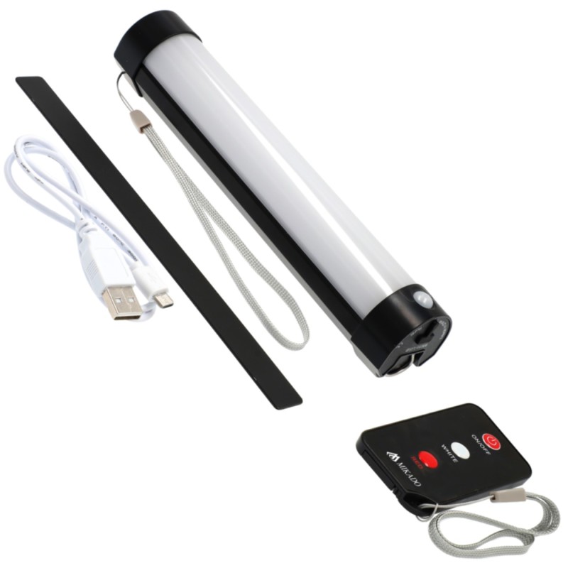 Lampka karpiowa Mikado IR Bivy Light – z pilotem i magnesem, 100 lumenów