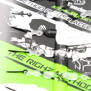 Szpilka Mikado Method Feeder z silikonem 10 mm (12 szt.) – igła do przynęt feederowych