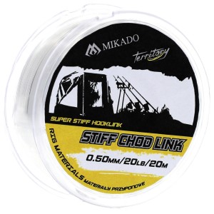 Linka Przyponowa Mikado Stiff Chod Link 15 lbs 0,40 mm – sztywna i niewidoczna