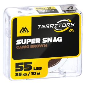 Plecionka Przyponowa Mikado Super Snag 55 lbs 10 m Brązowa – wytrzymała i elastyczna