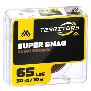 Plecionka Przyponowa Mikado Super Snag 65 lbs 10 m Brązowa – ekstremalna wytrzymałość