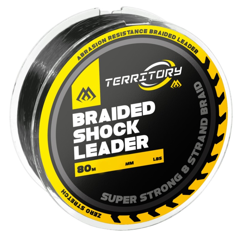 Przypon strzałowy Mikado Shock Leader 0,30mm 80m – plecionka 8-splotowa 60lbs