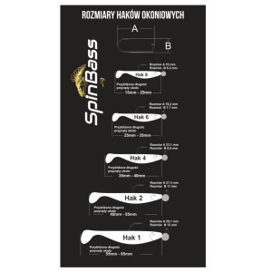 Główka Jigowa hak 6 / 3g Okoń Perch SpinBass