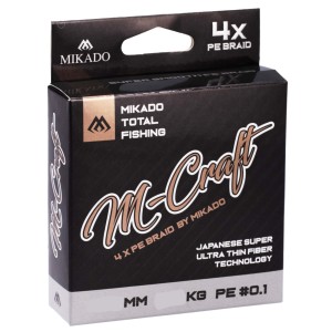 Plecionka Mikado M-Craft Braid 0.03 mm 150 m Gray – Ultralight i Wytrzymała