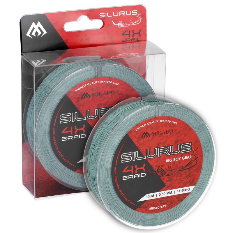 Plecionka Sumowa Silurus 4X Braid 0.40 mm 300 m – Siła i Odporność