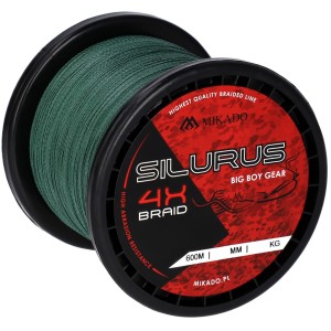 Plecionka Sumowa Silurus 4X Braid 0.50mm 600m – mocna i odporna na przetarcia