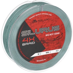 Plecionka sumowa Silurus 4x Braid 0.50 mm 300 m – ekstremalna wytrzymałość i odporność