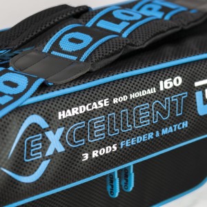 Pokrowiec na wędki Lorpio Excellent 140 cm – usztywniany, 3-komorowy, wodoodporny