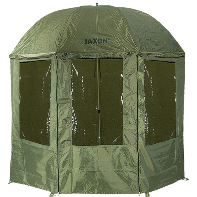 Parasol wędkarski Jaxon AK-KZS045 2,5 m z moskitierą – pełna ochrona i komfort