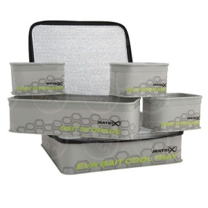 Zestaw Pojemników Eva Bait Cooler Tray Matrix