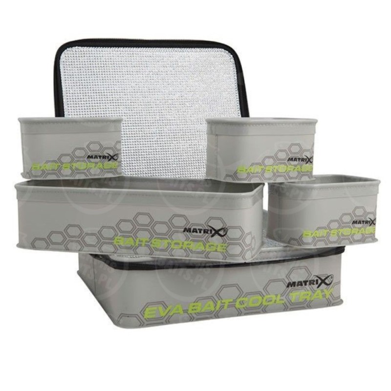 Zestaw Pojemników Eva Bait Cooler Tray Matrix