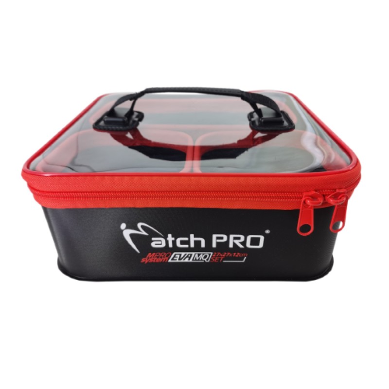 Zestaw MPRO System EVA MONOCUBE 3+1 MatchPro – pojemniki EVA do zanęt i przynęt
