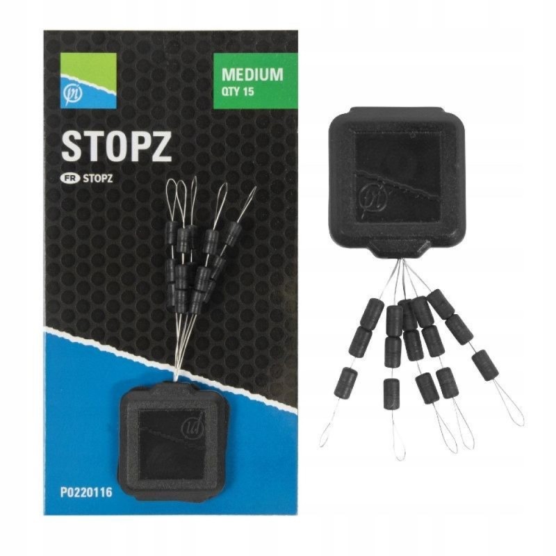 Stopery Preston Stopz Match Feeder Medium – 15 sztuk do feedera i wagglera